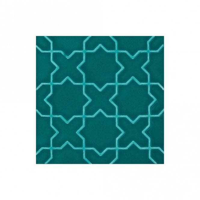 V&A Souk Teal Decor 15.2cm x 15.2cm