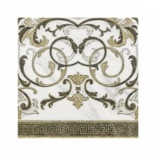 Valentina Gold Edge 60cm x 60cm Decor Floor Tile