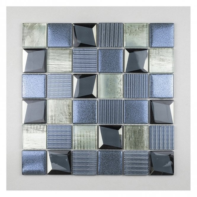 Vedici SHM Grey 30cm x 30cm Mosaic Tile
