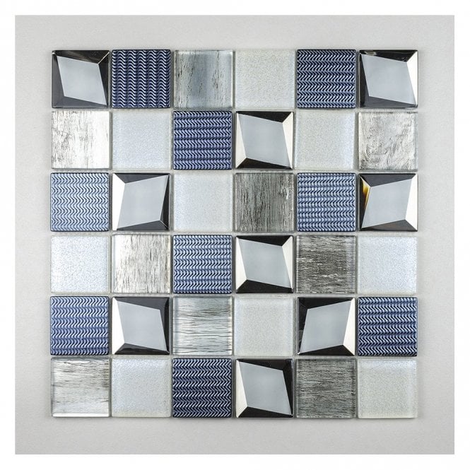 Vedici SHM White 30cm x 30cm Mosaic Tile