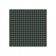 Victorian Chequer Pack Black and Green 9.6cm x 9.6cm (Full Set Deal)