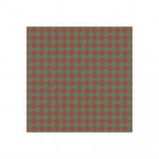Victorian Chequer Pack Green and Red 14.6cm x 14.6cm (Full Set Deal)