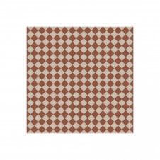 Victorian Chequer Pack Red and White 14.6cm x 14.6cm (Full Set Deal)