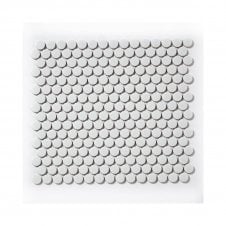Victorian Penny Gloss White 30cm x 30cm Porcelain Mosaic