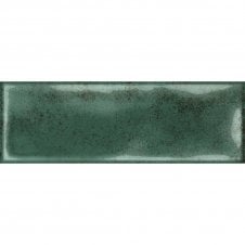 Vintage Bumpy Green 10cm x 30cm Wall Tile