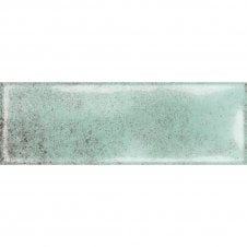 Vintage Bumpy Light Green 10cm x 30cm Wall Tile