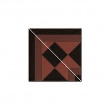 Octagon Terracotta Corner Tile 15.8cm x 15.8cm