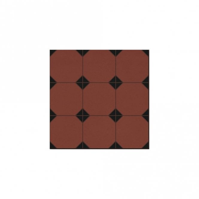 Vives Octagon Terracotta Internal Tile 31.6cm x 31.6cm