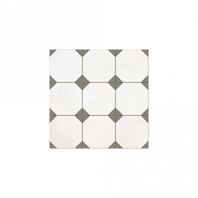 Vives Octagon White Internal Tile 31.6cm x 31.6cm