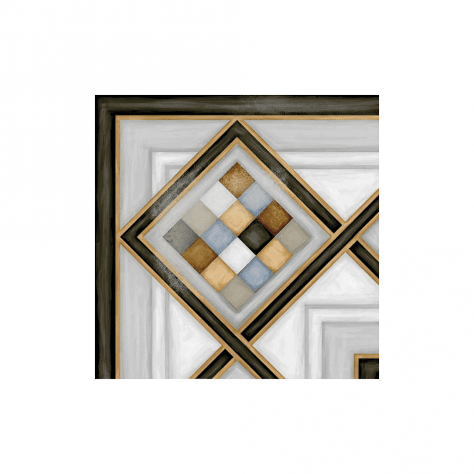 Vives Pombo 3 Multicolor 20cm x 20cm Wall & Floor Tile