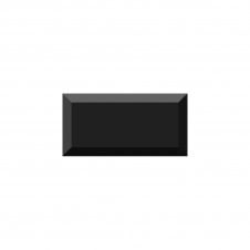 Premium Metro Brick Gloss Shadow Black 10cm x 20cm Wall Tile