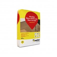 Weber Weberfloor Flex Flexible Fibre Reinforced Floor Screed 25kg