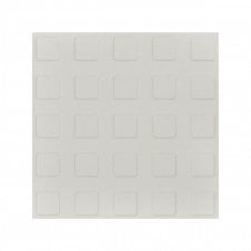 White with Square Studs 14.6cm x 14.6cm Floor Tile