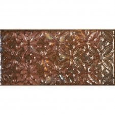 Zurbaran Vintage Brown  11.2cm x 22.4cm Wall Tile